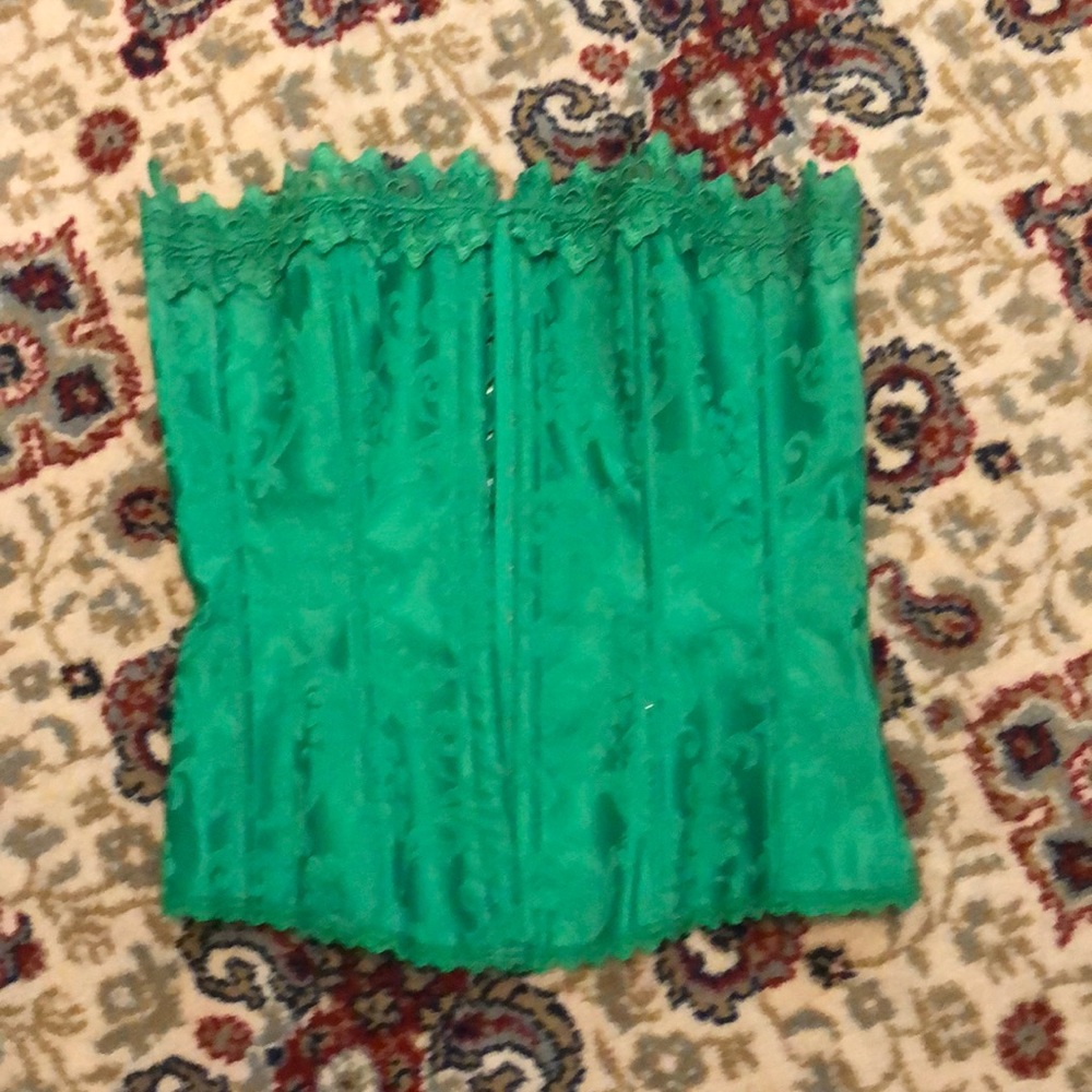 Green corset